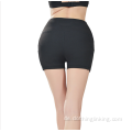 Yoga-Shorts mit hoher Taille und Seitentasche